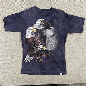 The Mountain Eagle Collage Tie Dye T-Shirt XL Land Between the Lakes